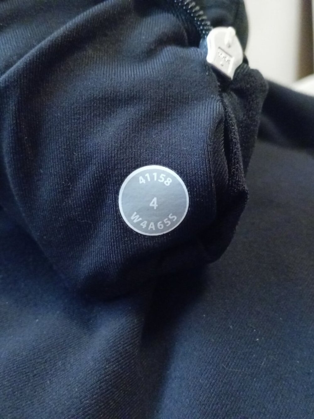 Lululemon Pump It Up Jacket Black Brushed Luxtreme Full Zip Funnel Neck 4 XS - Picture 10 of 12